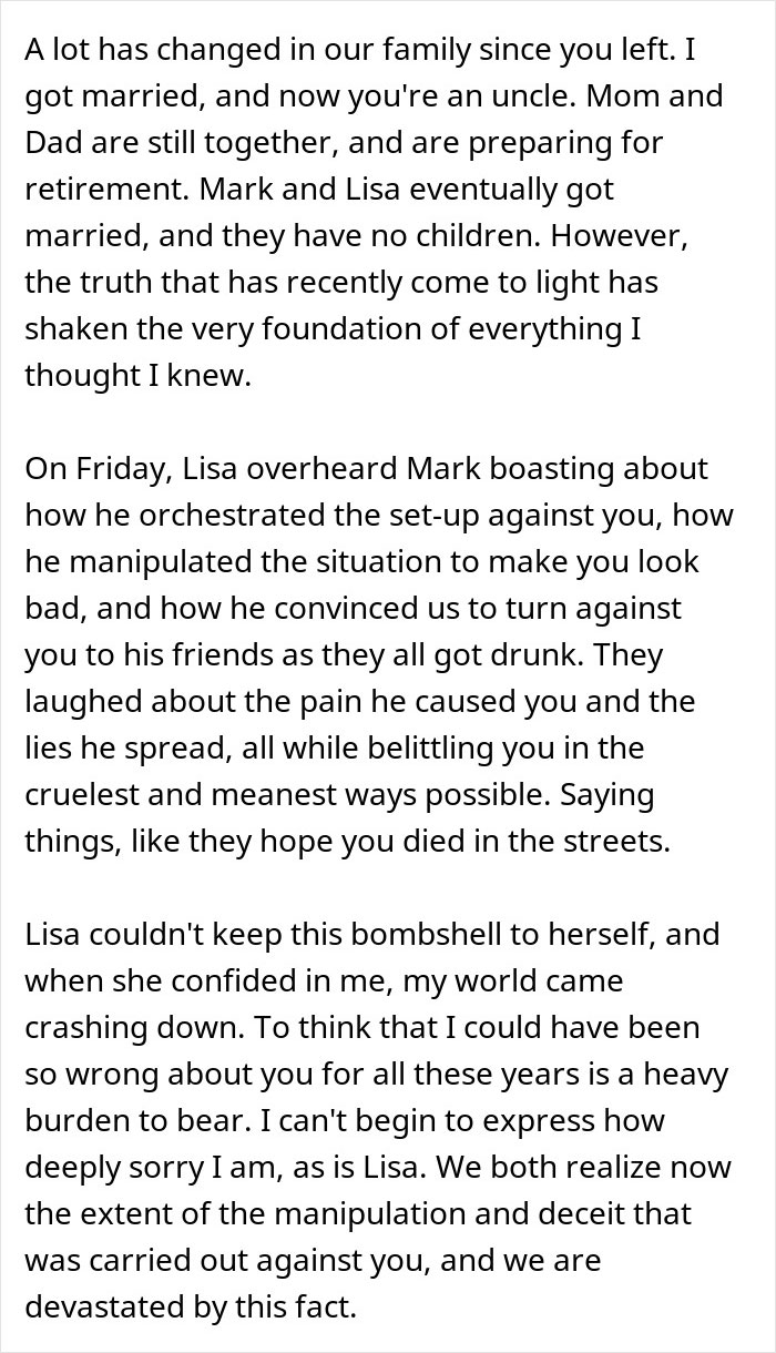 Family Left In Tears 30 Years Later After Realizing They Kicked Out Their Son Because Of A Lie Family Left In Tears 30 Years Later After Realizing They Kicked Out Their Son Because Of A Lie