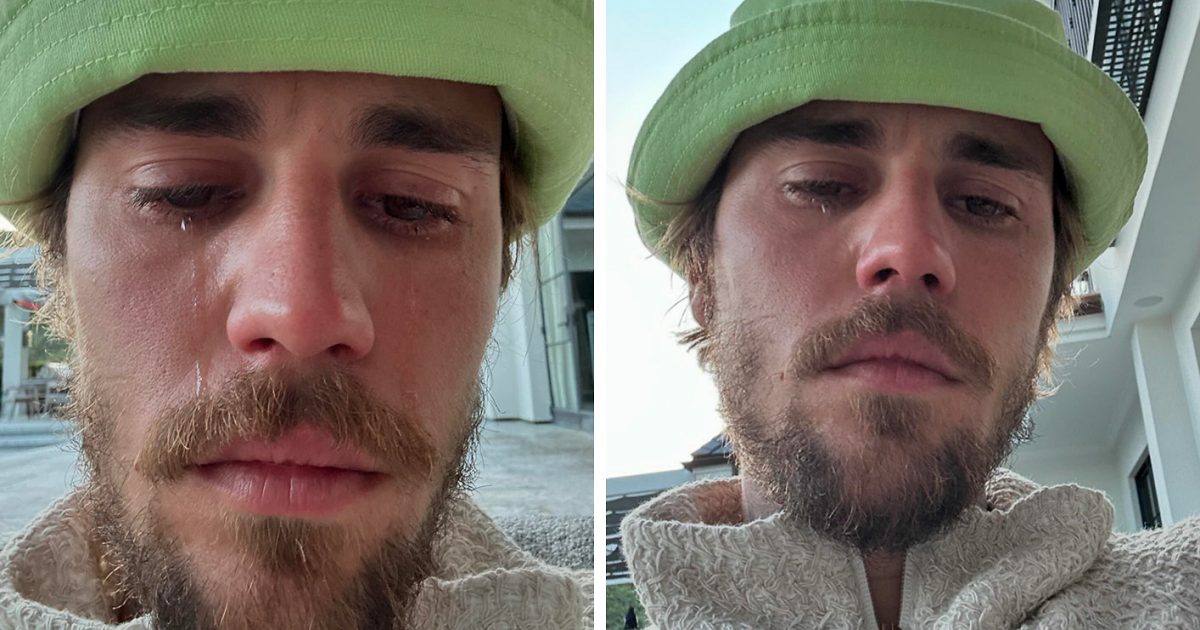 Justin Bieber Posts Photo In Tears, Sparking Concern From Fans - Vimarsana News