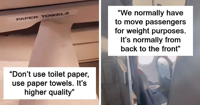 “Don’t Use The Toilet Paper”: 16 Flying Tips From A Stewardess