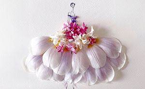 Artist Fuses Fashion With Art, Creating Beautiful Gowns Using Watercolors And Flowers (70 Pics)