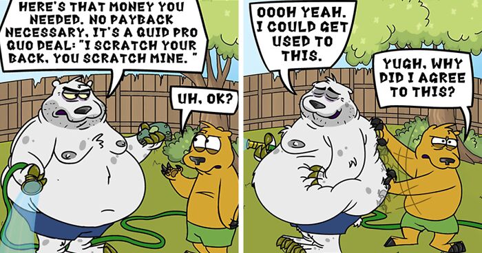 This Artist’s 37 Funny Comics Use Animals As An Allegory For The Real-Life Lower-Class Struggle