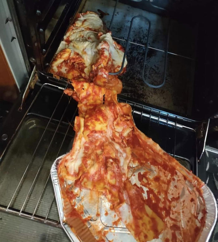 My Girlfriend Tried To Cook Lasagna For The First Time