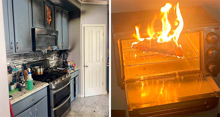 50 Of The Funniest Cooking Accidents And Fails (New Pics)