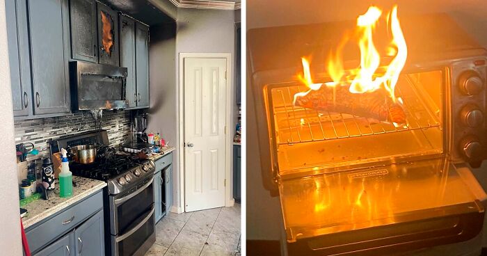 50 Of The Funniest Cooking Accidents And Fails (New Pics)