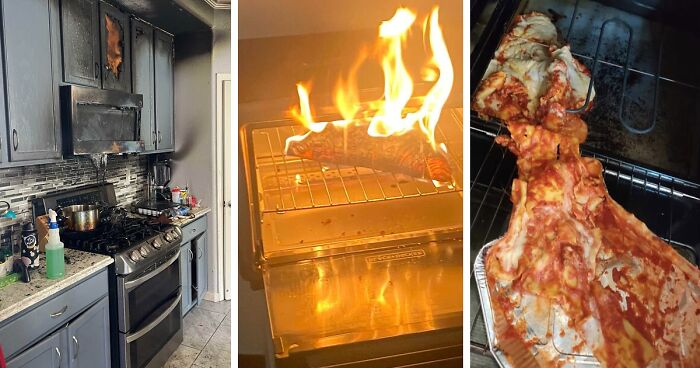 “Permission From God To Order Pizza”: 104 Hilariously Unfortunate Cooking Fails (New Pics)