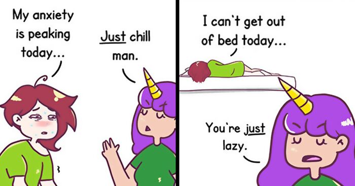 Artist Creates Relatable Girly Comics That Touch On Various Subjects Including Mental Health (44 Pics)