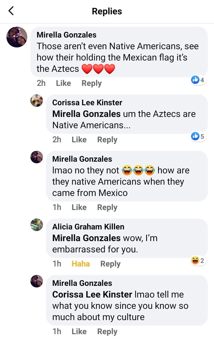 I Guess Aztecs Are Not Native To The Americas