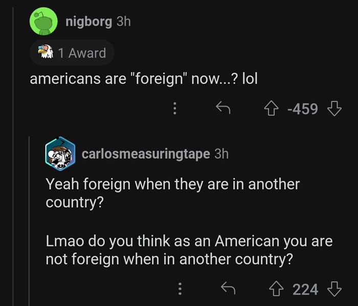 They Are Never Foreign, Because The Whole World Is 'Murica