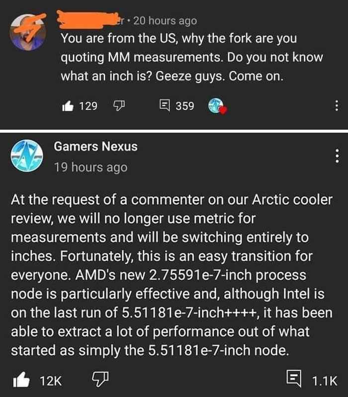 Just Wait Until They Realise That GPU And CPU Temperatures Are Measured In C And Not F