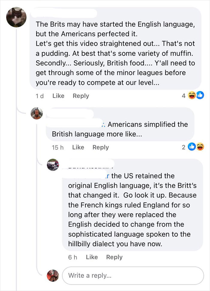 Comment On Yorkshire Pudding vs. American Popover Reel. Love How British English Is The Hillbilly Dialect