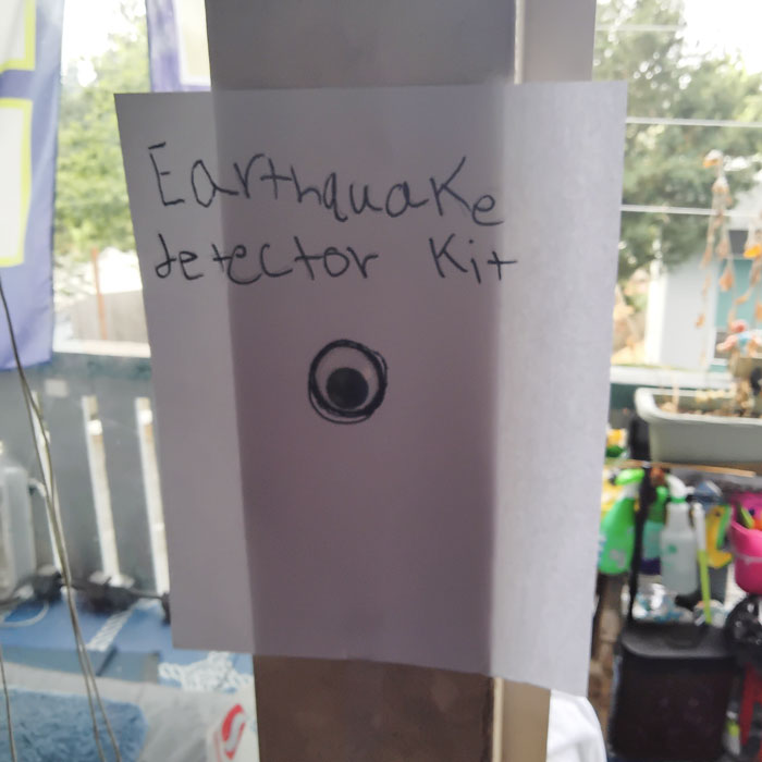 My Kid Made An Earthquake Detection Kit