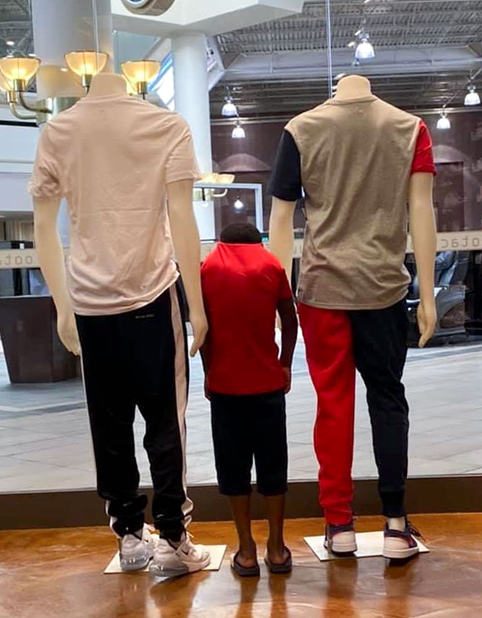 He Wanted To Be A Mannequin