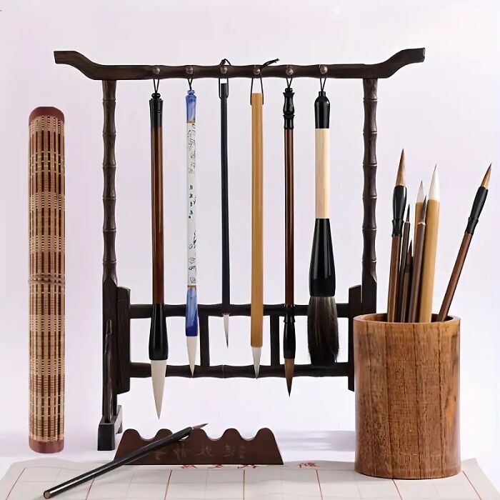 Transform Scribbles To Scrolls With The 18pcs Chinese Calligraphy Set