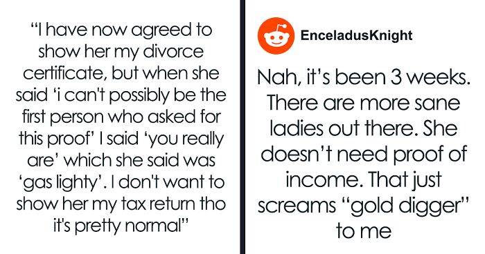 Woman Demands New BF Show Her Proof Of His Previous Divorce And His Income As Well, He’s Hesitant