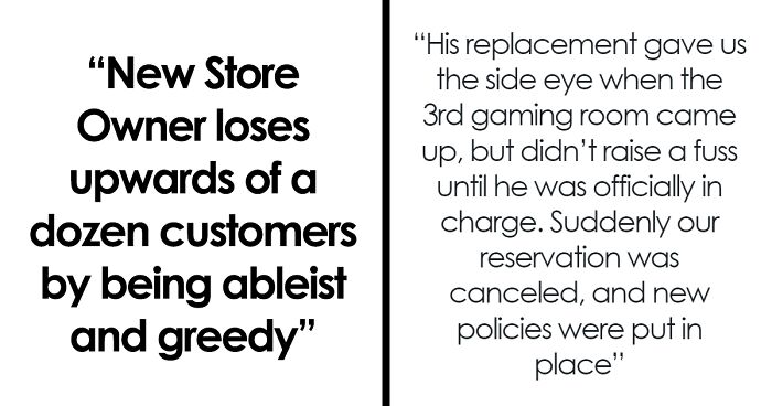 “New Store Owner Loses Upwards A Dozen Customers By Being Ableist And Greedy”