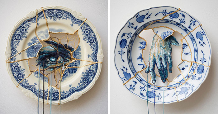 Embroidery On Tulle: 30 New Art Pieces With 3D Effect By This Artist