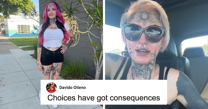 Woman With “Demon Spider” Throat Tattoo Laments Inability To Find A Retail Job