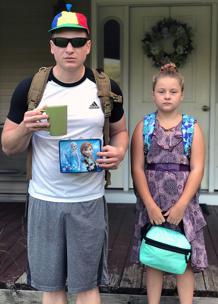My Husband Started 17th Grade (His Masters Program) On The Same Day My Daughter Started 5th Grade. They’re Both Ecstatic About Going Back To School