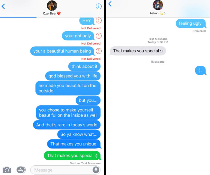 What My Boyfriend Tried To Text Me vs. What I Actually Got