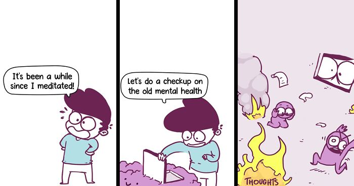 48 Funny Comics With Unexpected Twists And A Dash Of Dark Humor Made By This Artist