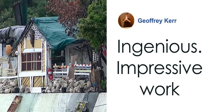 “Ingenious”: LA Man Builds House Of Makeshift Materials Next To Freeway—It Even Has A Fridge