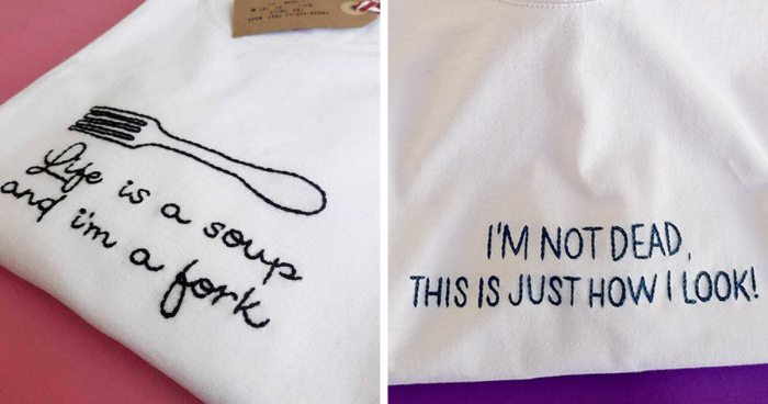 In A World Of Unethical Mass Production, We Rebel By Hand-Embroidering Clothes (16 Pics)