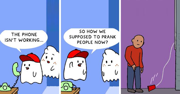 This Artist Makes Adorable Comics Showing The Funny Side Of The Afterlife (23 New Pics)