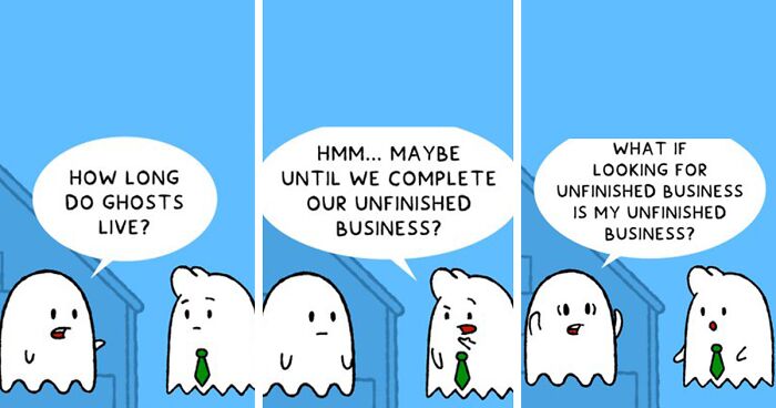 23 Funny Comics By “Almost 100 Ghosts” (New Pics)