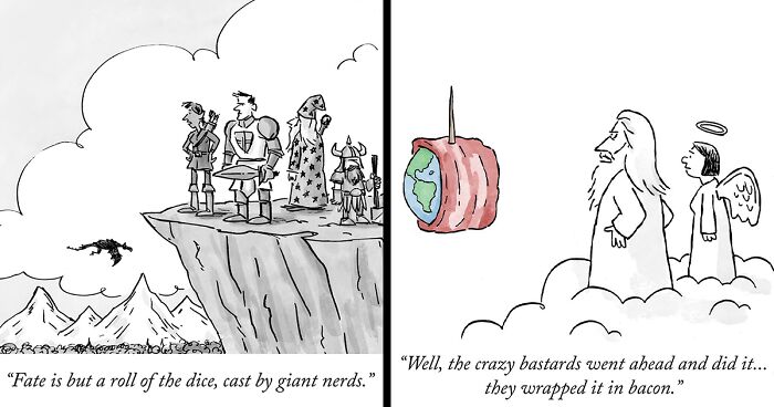 If You Like An Absurd Sense Of Humor, You Might Like These 75 Cartoons By Mat Barton