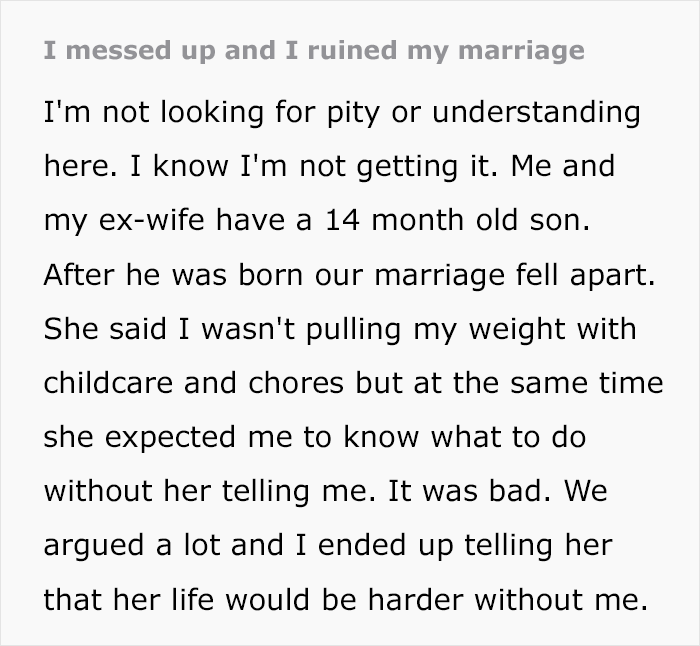 "I Messed Up And I Ruined My Marriage": Husband Is Shocked Wife's Life Is Way Better Without Him