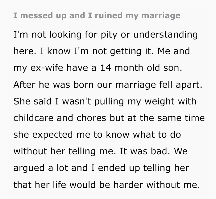 "I Messed Up And I Ruined My Marriage": Husband Is Shocked Wife's Life Is Way Better Without Him "I Messed Up And I Ruined My Marriage": Husband Is Shocked Wife's Life Is Way Better Without Him