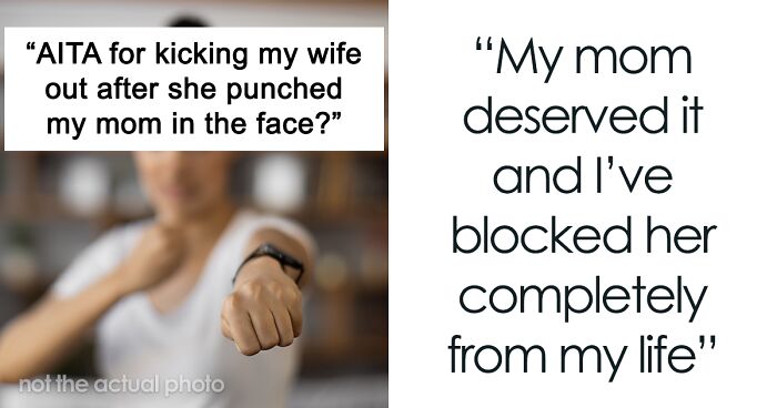Husband Kicks Out Wife After She Punches His Mom In The Face, Wife Reveals Her Side Of The Story