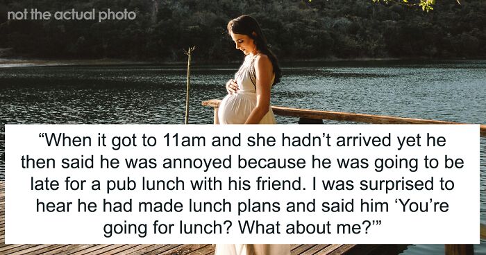 Woman On The Verge Of Giving Birth Is Kept Out Of Husband’s Plans, Feels Majorly Disappointed