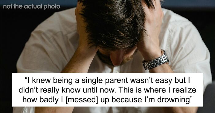 Man Gets A Harsh Reality Check When He Realizes How Challenging Single Parenting Is