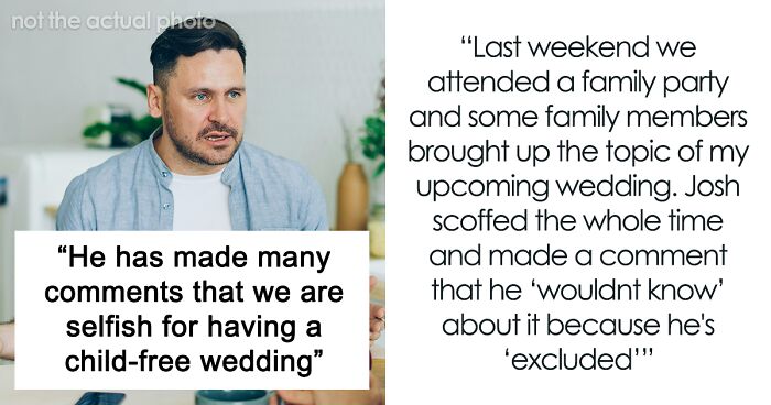 “I Called Him A Hypocrite”: Guy Makes Snide Remarks Over Sister’s Childfree Wedding, Is Called Out