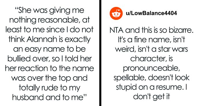 “AITA For Telling My Sister Her Reaction To My Daughter’s Name Was Way Over The Top And Rude?”
