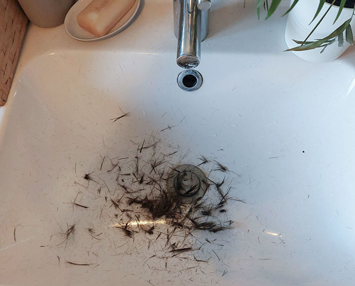 My Husband, The Love Of My Life, Decided To Trim His Hair This Morning Before Leaving For Work