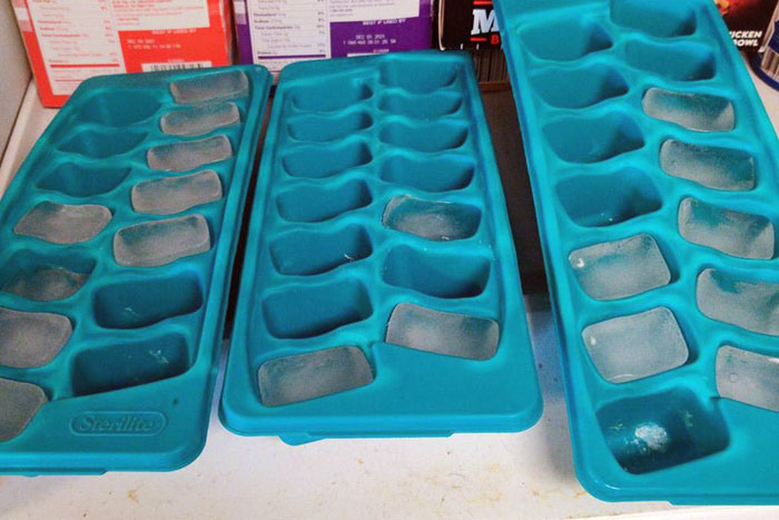 My Wife Doesn't Get All The Ice Out Of One Tray Before Using Another