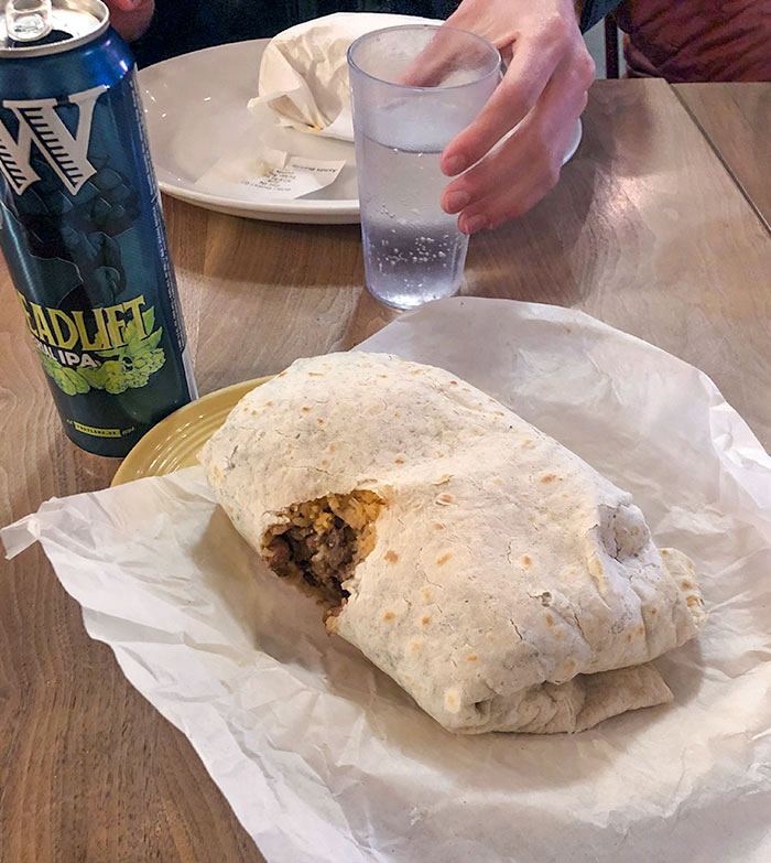 I Went To The Bathroom And Came Back To Find That My Girlfriend Had Taken A Bite Out Of My Burrito