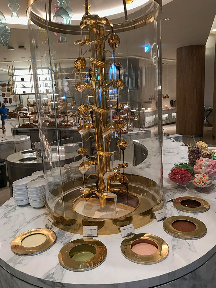 This Awesome Chocolate Fountain At The Hotel I’m Staying At