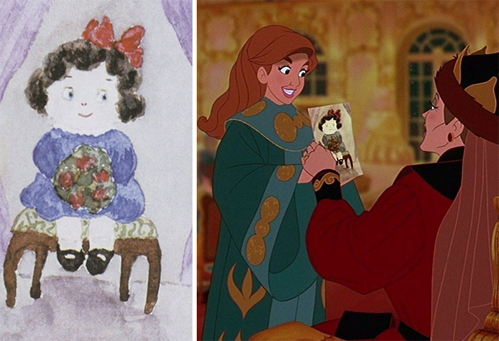 In Anastasia (1997), The Drawing That Anastasia Gives To Her Grandmother Is Based On A 1914 Painting Created By The Real Princess Anastasia