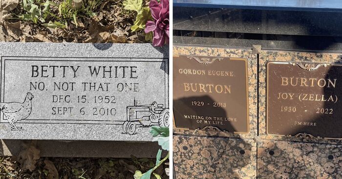 40 Pics Of Interesting Headstones That People Spotted While Walking Around Cemeteries