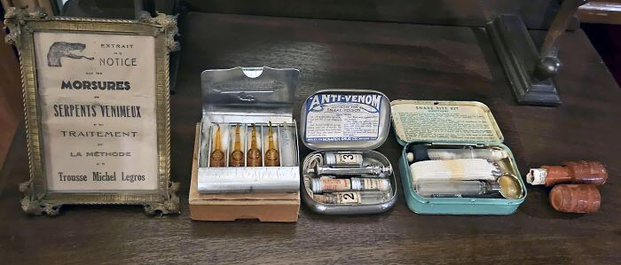 My Collection Of Old Snake Bite Kits