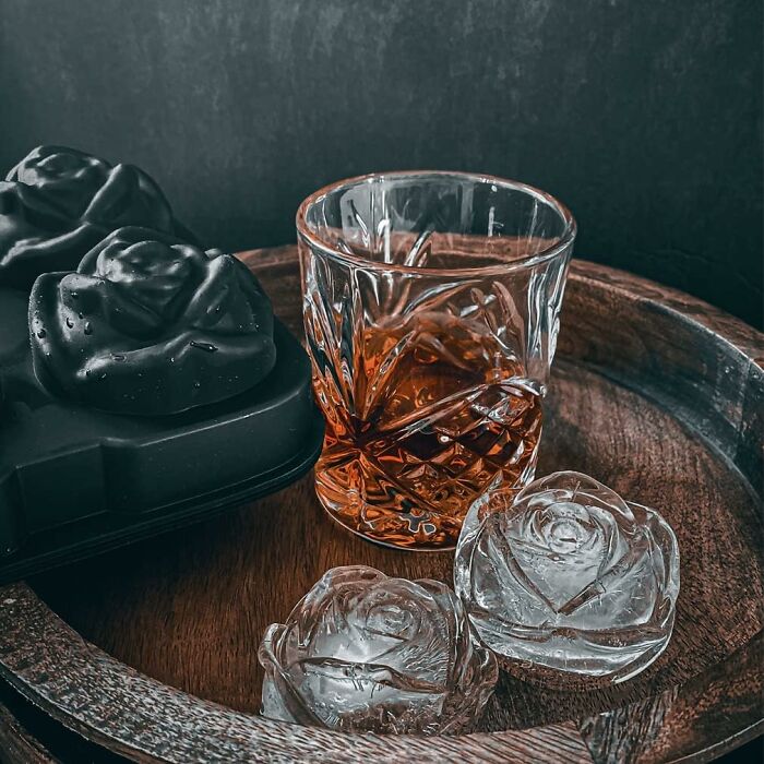 You Know You Have Made It When Even Your Ice Isn’t Average! This Rose Ice Cube Maker Will Keep You Cool