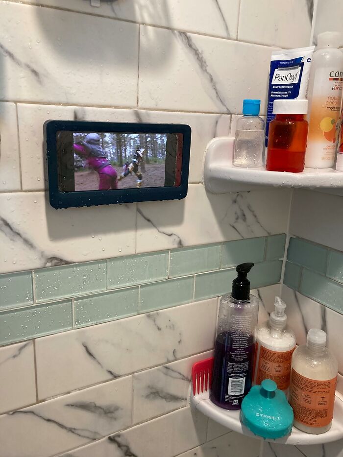 Make Your Shower ‘MTV Cribs’ Ready With This Shower Phone Holder 