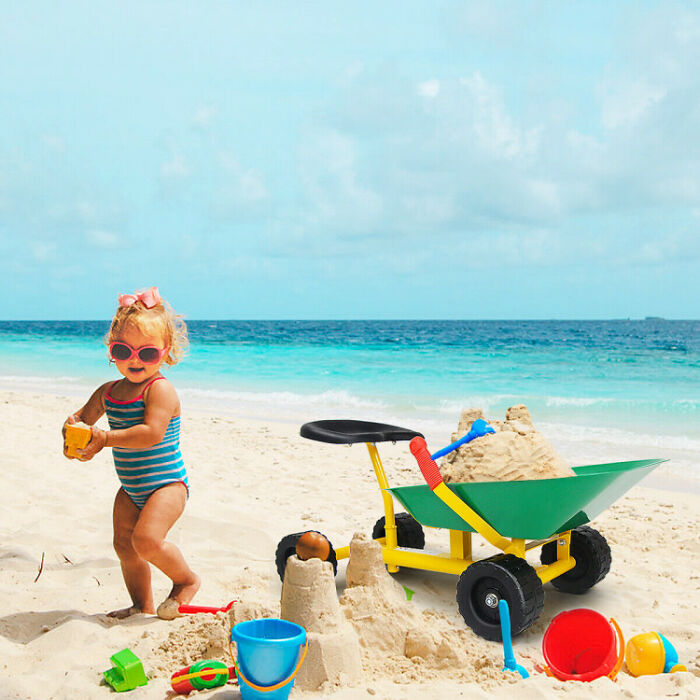 Get Your Kid’s Sand Game Rolling With The 8-Inch Sand Dumper