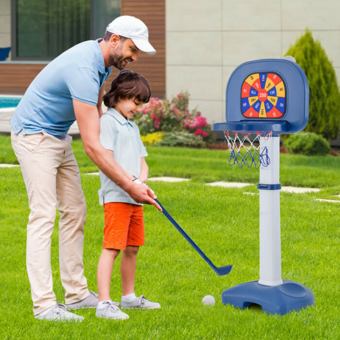 Score Big At Home With The 4-In-1 Adjustable Kids Basketball Hoop