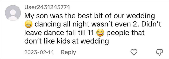 Kid Exclusion From Weddings Stirs Up Heated Discussion After Influencer Shares Her Thoughts