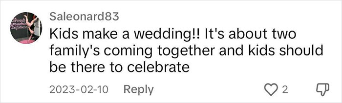 Kid Exclusion From Weddings Stirs Up Heated Discussion After Influencer Shares Her Thoughts Kid Exclusion From Weddings Stirs Up Heated Discussion After Influencer Shares Her Thoughts
