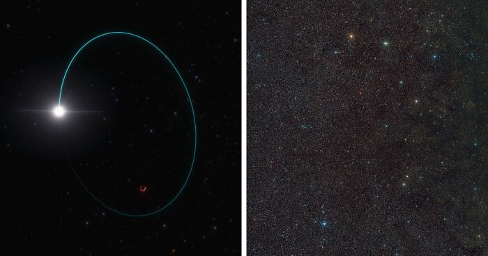 The Largest Stellar Black Hole So Far Has Been Spotted A Mere 2000 Light-Years From Earth